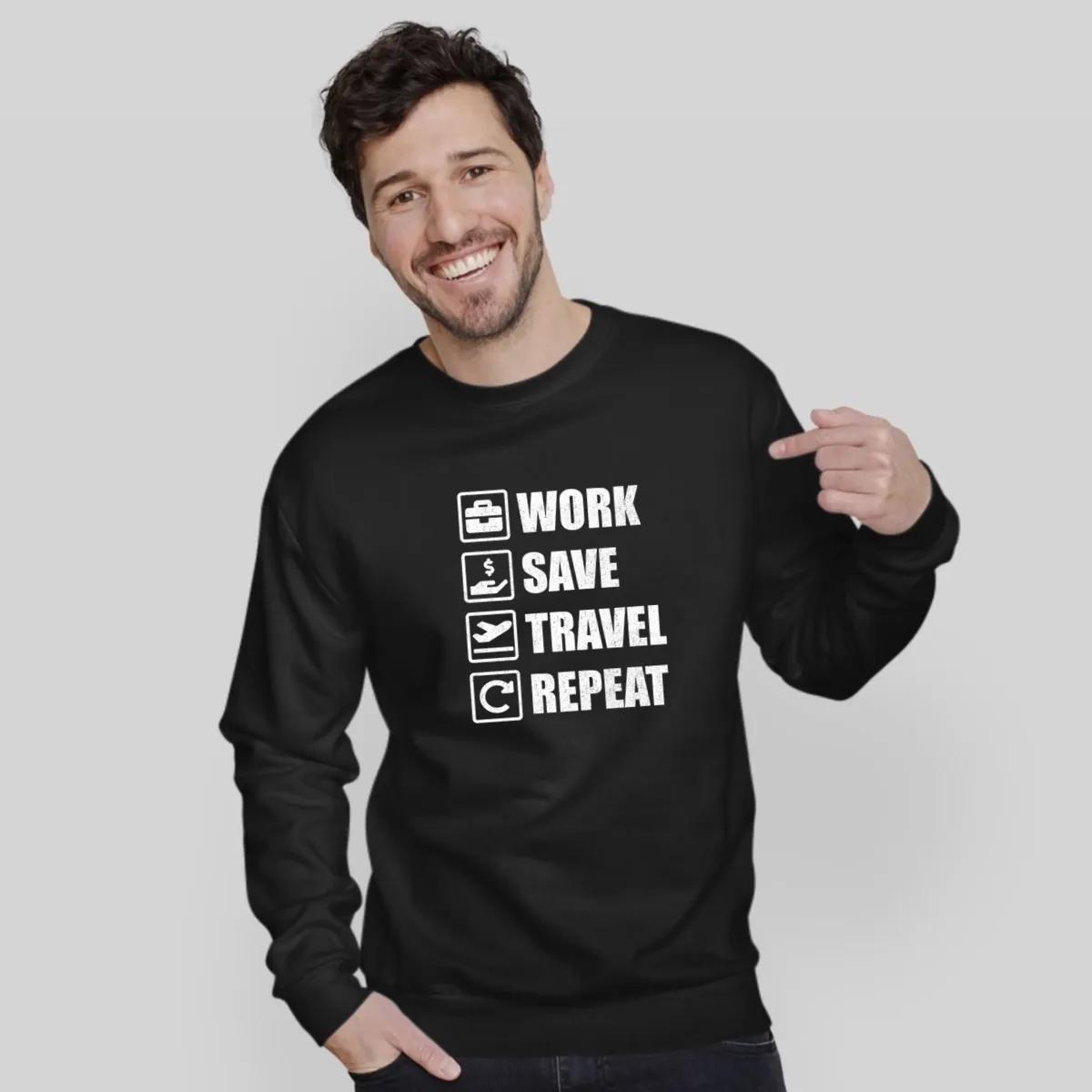 Work Save Travel Repeat