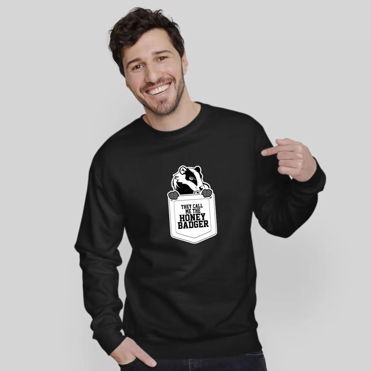 Funny Honey Badger Pocket