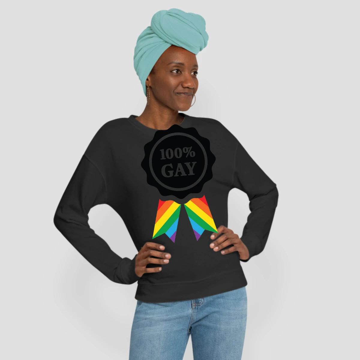 100percent Gay Badge