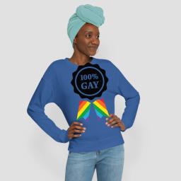 100percent Gay Badge
