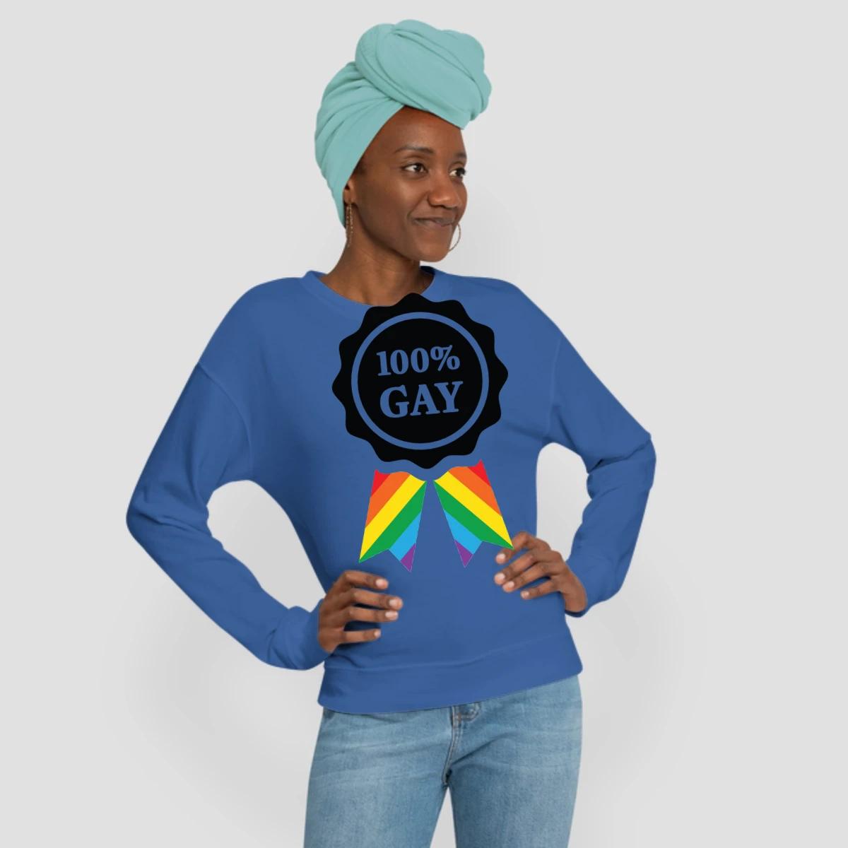 100percent Gay Badge