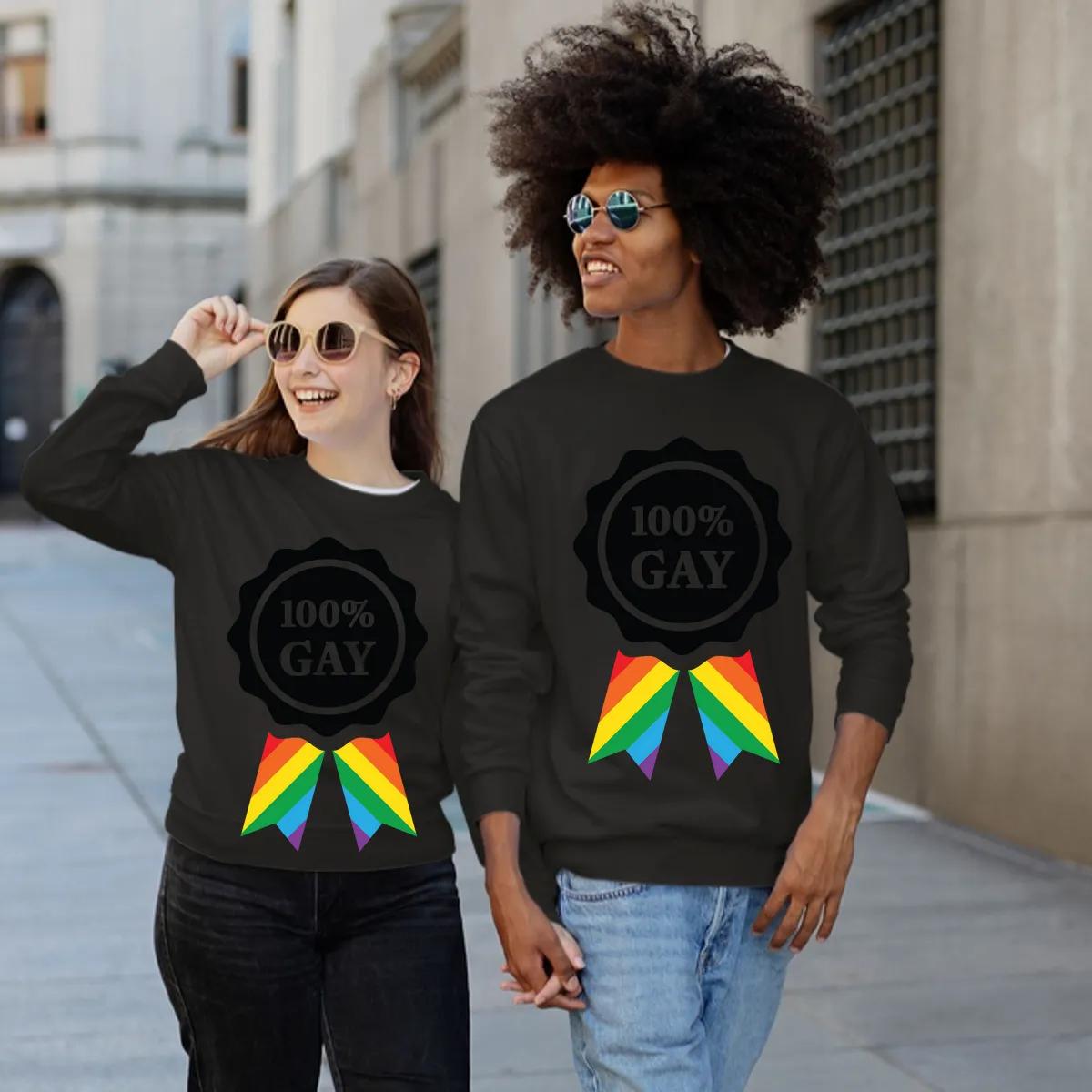100percent Gay Badge