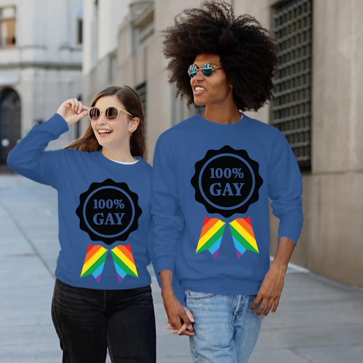100percent Gay Badge