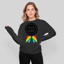 100percent Gay Badge