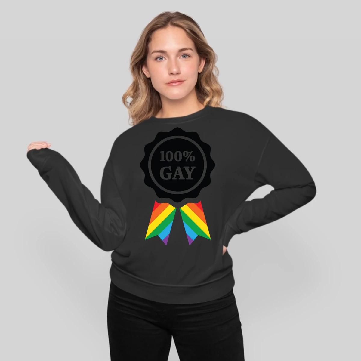 100percent Gay Badge