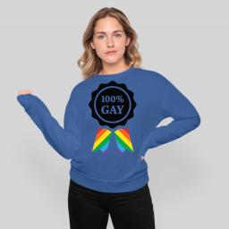 100percent Gay Badge