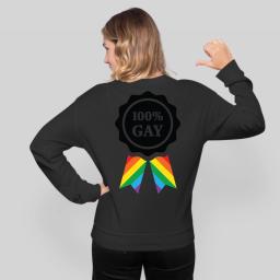 100percent Gay Badge