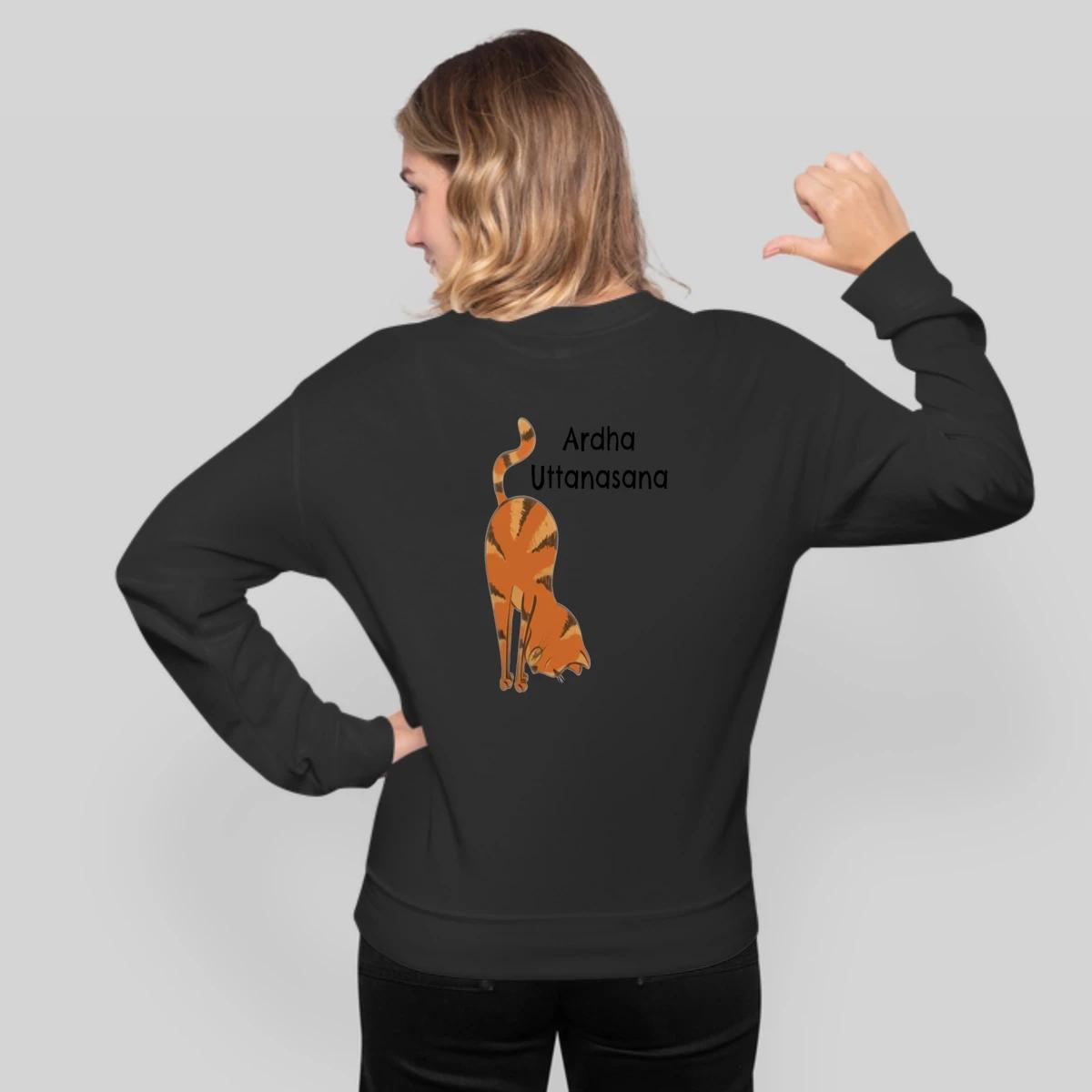 Funny Yoga Cat Woman