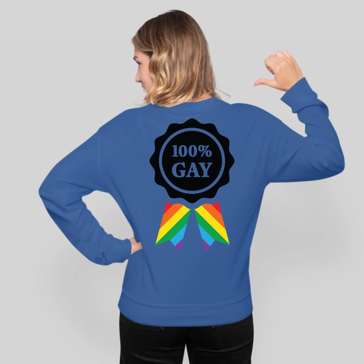 100percent Gay Badge