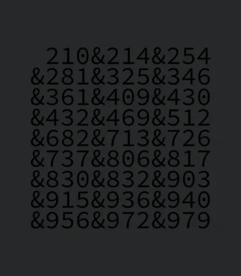 Texas Area Codes