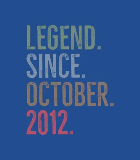 Legend Since October 2012