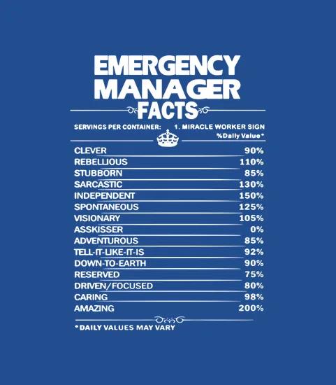 Emergency Manager Job Fact