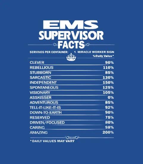 Ems Supervisor Job Fact