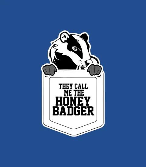 Funny Honey Badger Pocket