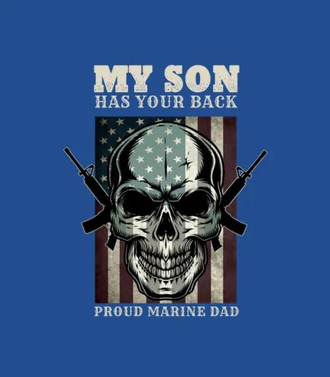 Proud Marine Dad Giftidea