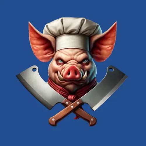 Chef Pig With Cleavers