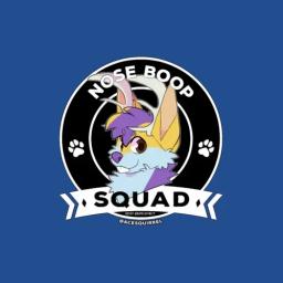 Nose Boop Squad Headshot Logo