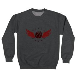 Basketball Logo With Wings