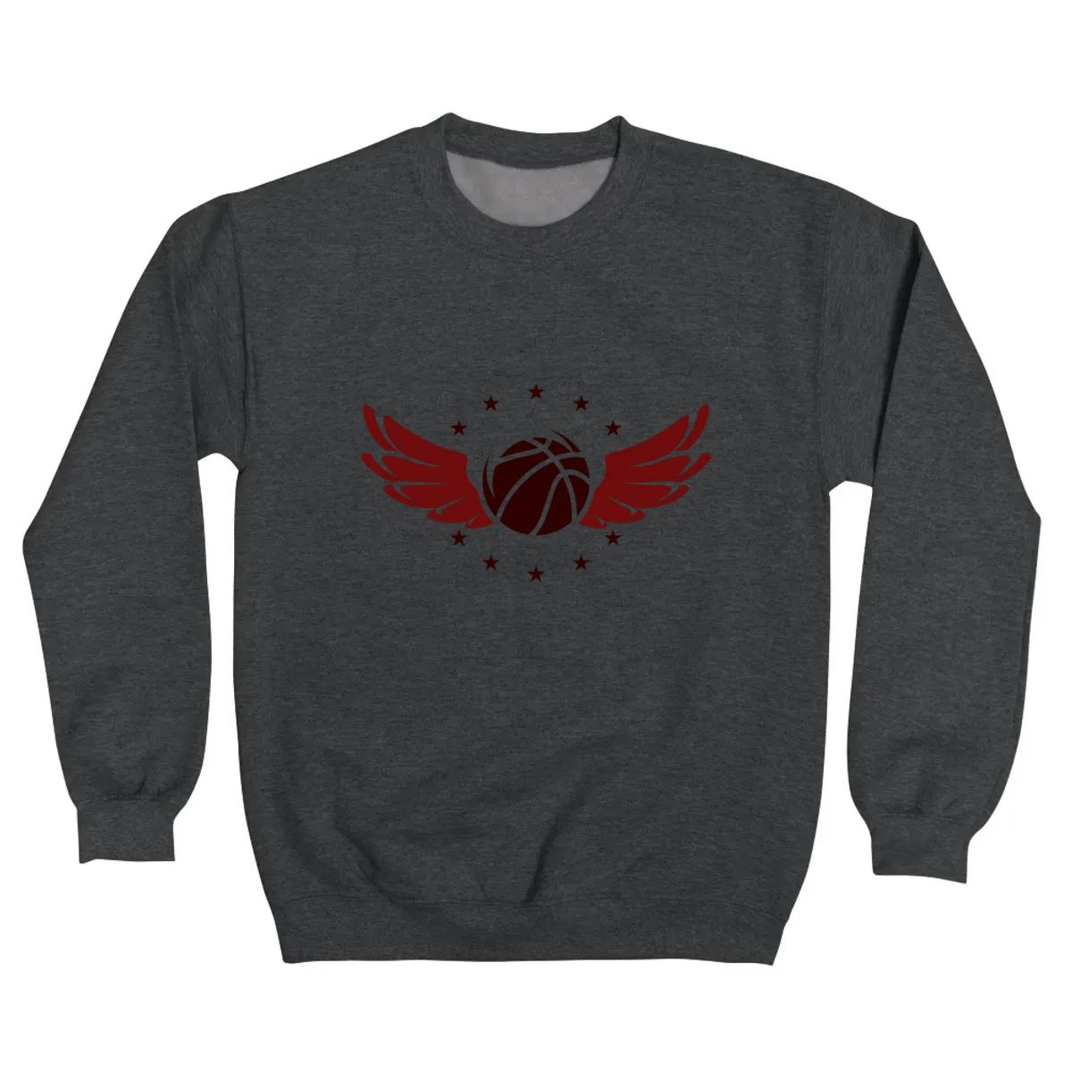 Basketball Logo With Wings