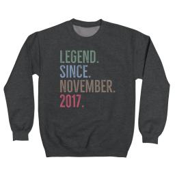 Legend Since November 2017