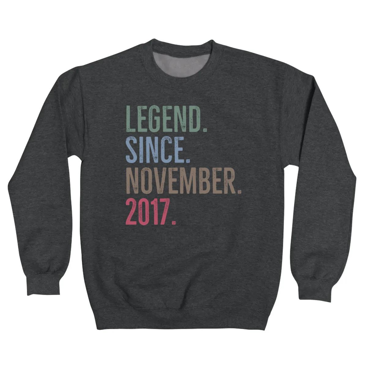 Legend Since November 2017