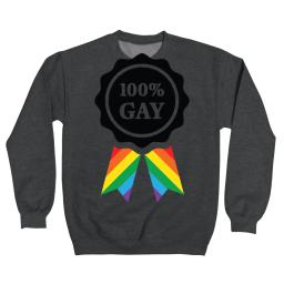 100percent Gay Badge