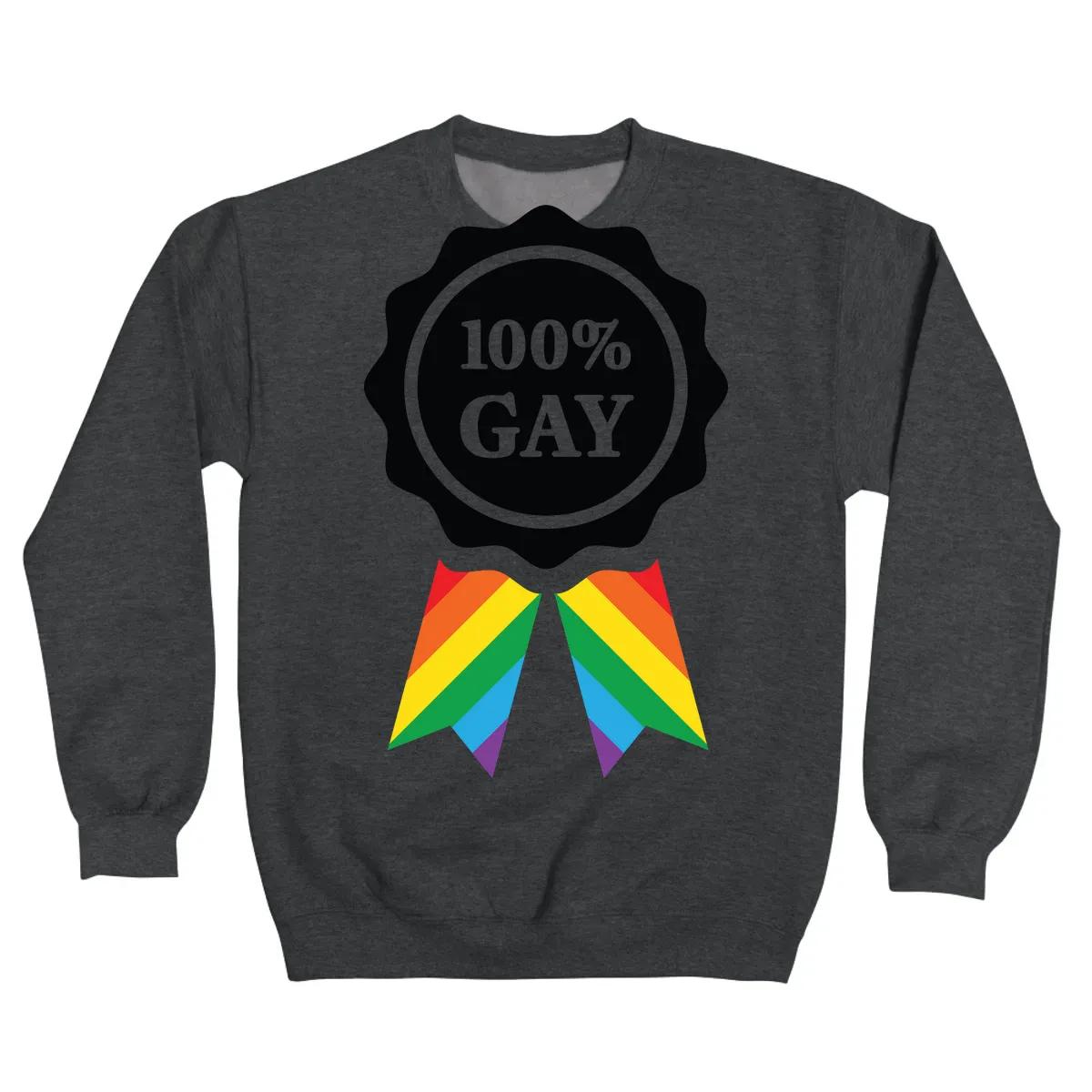 100percent Gay Badge