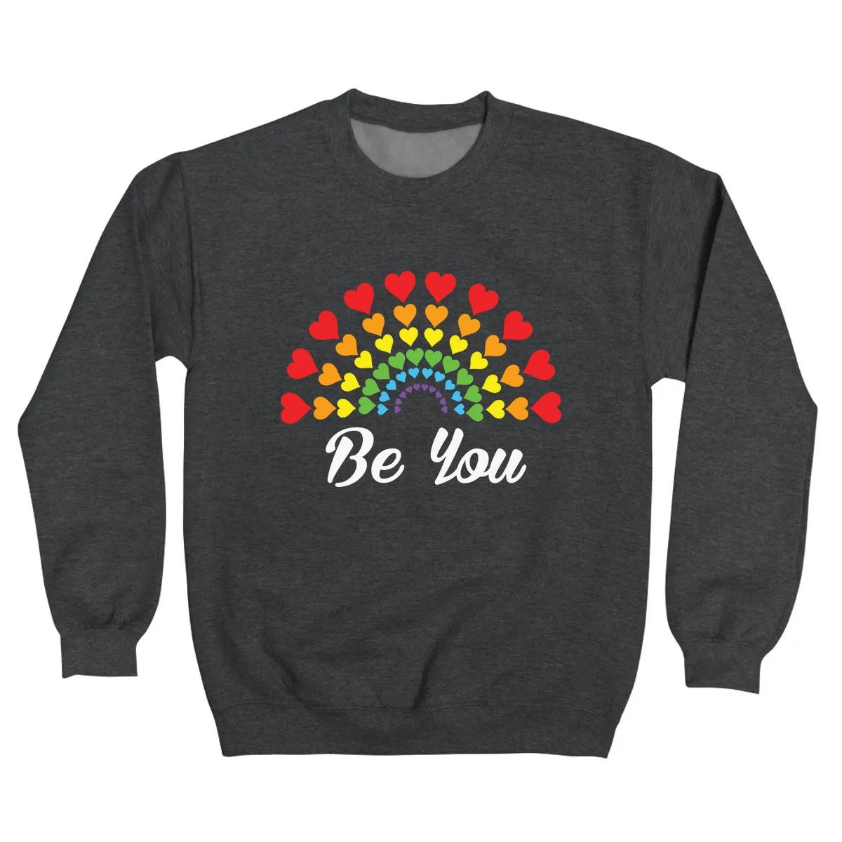 Lgbtq Be You Rainbow Heart