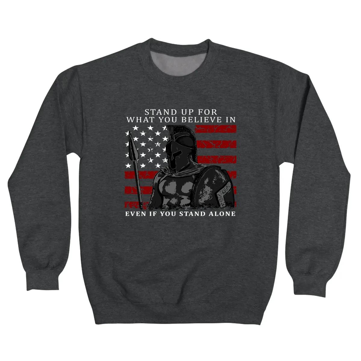 Spartan Warrior American Flag