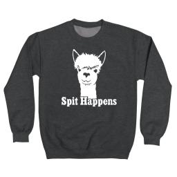 Spit Happens Cute Alpaca Face