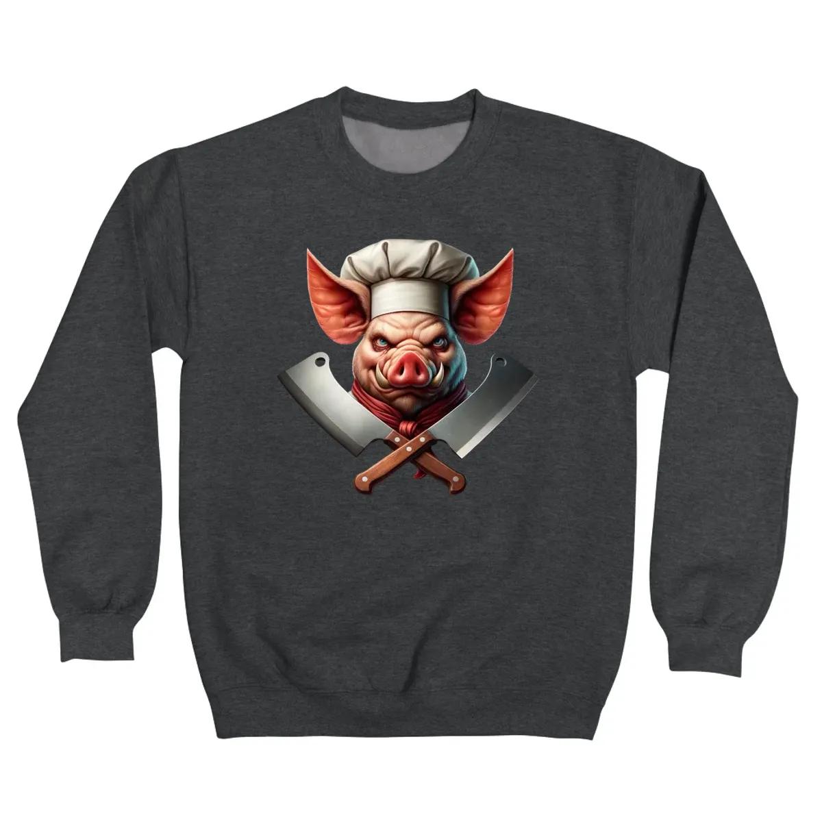 Chef Pig With Cleavers