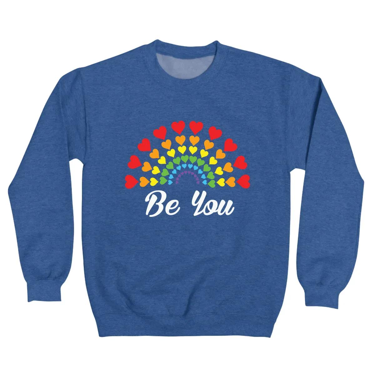Lgbtq Be You Rainbow Heart