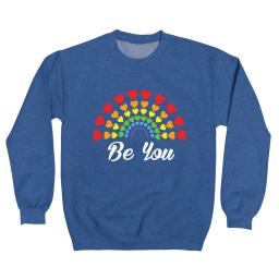 Lgbtq Be You Rainbow Heart