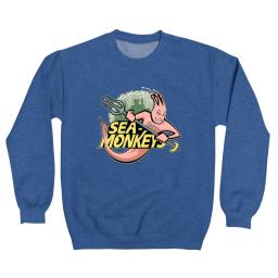 Sea Monkeys Sports Logo Funny