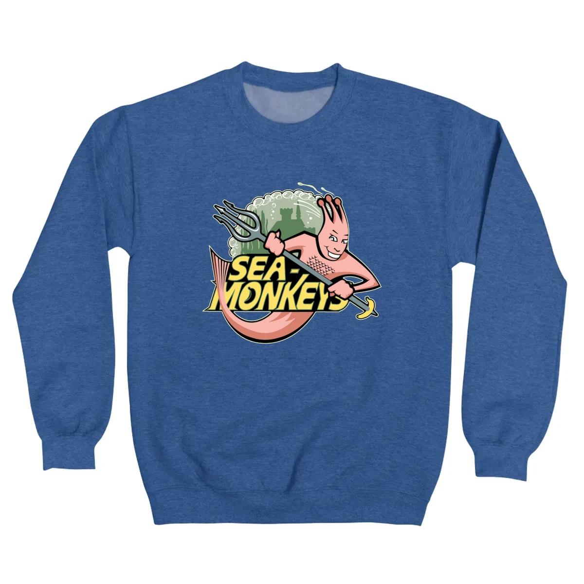 Sea Monkeys Sports Logo Funny