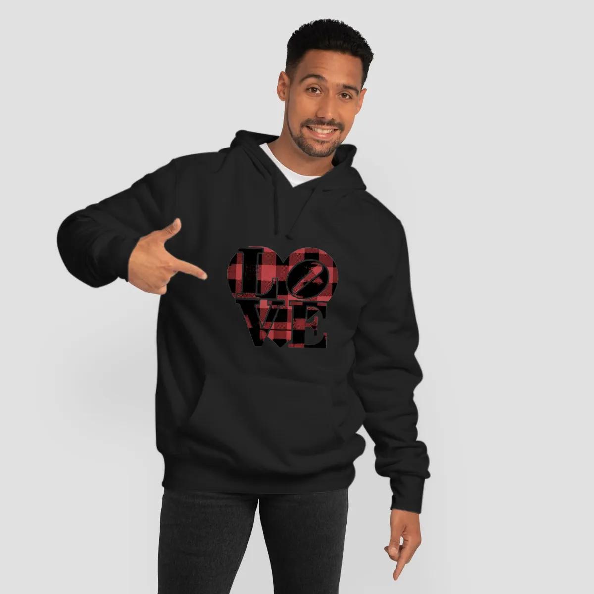 Buffalo Plaid Love Heart