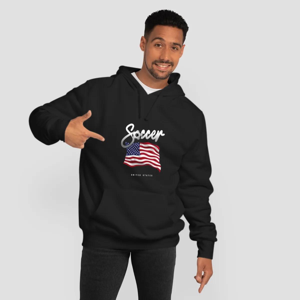 Usa Soccer American Flag
