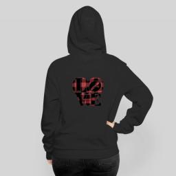 Buffalo Plaid Love Heart
