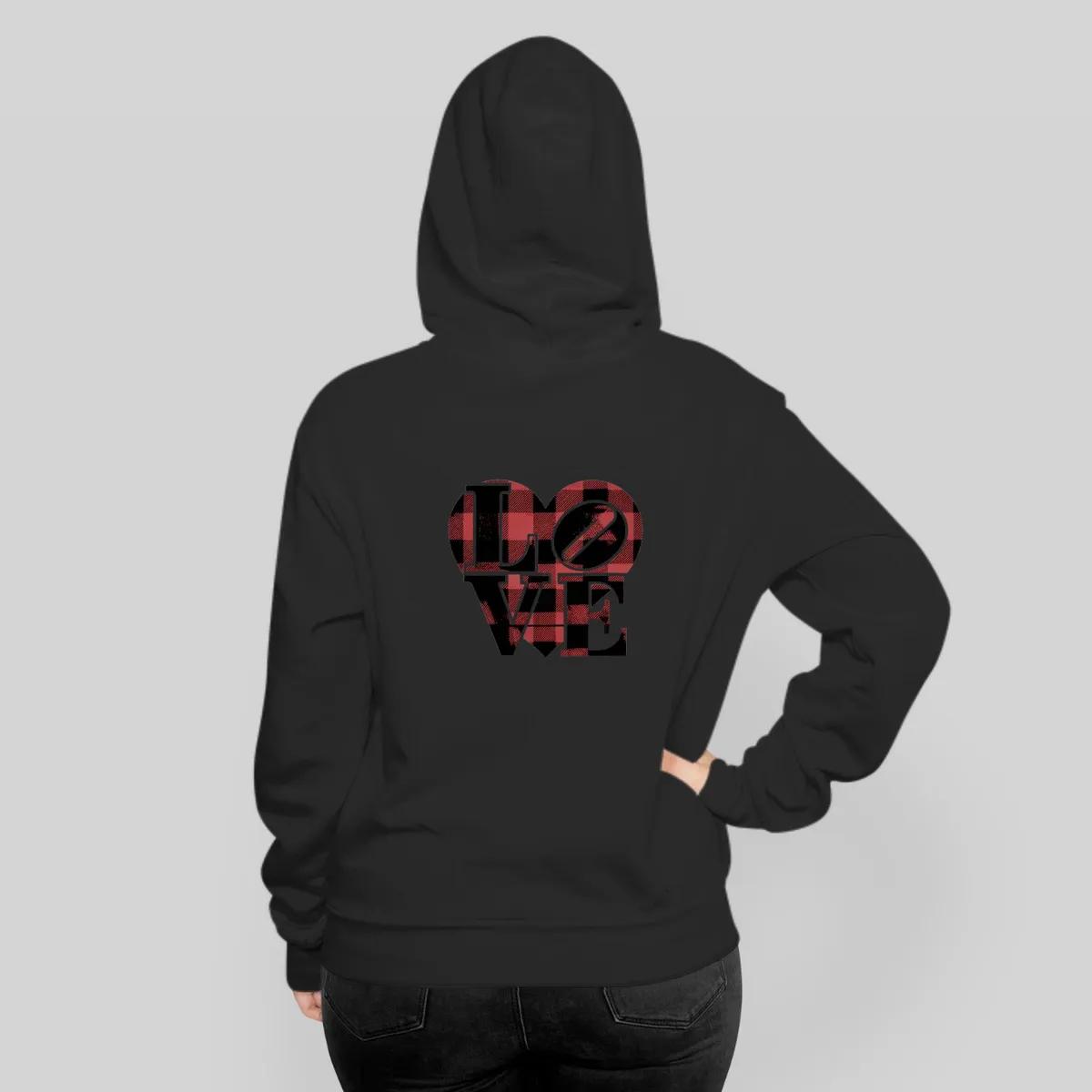 Buffalo Plaid Love Heart
