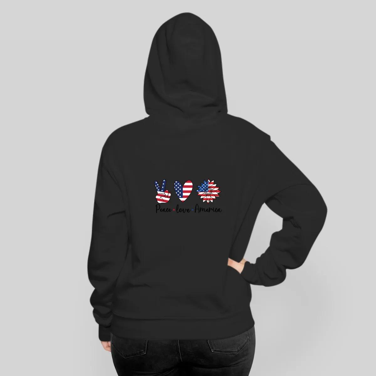 Peace Love America Design