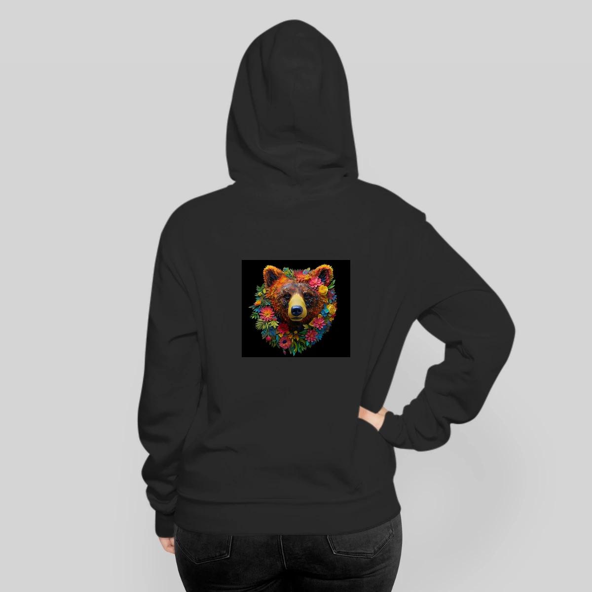 3d Brown Bear Tumbler Wrap