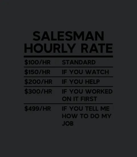 Salesman Hourly Rate