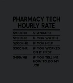 Pharmacy Tech Hourly Rate
