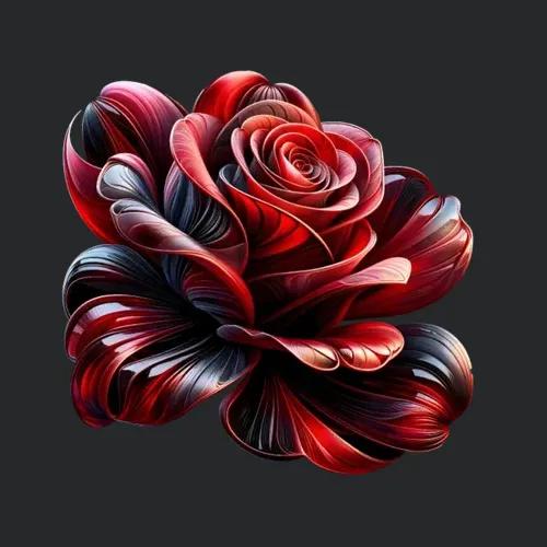 Artistic Abstract Rose