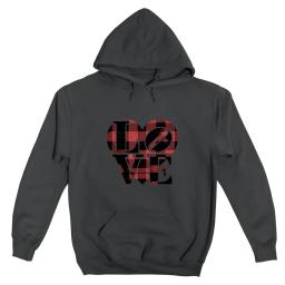 Buffalo Plaid Love Heart