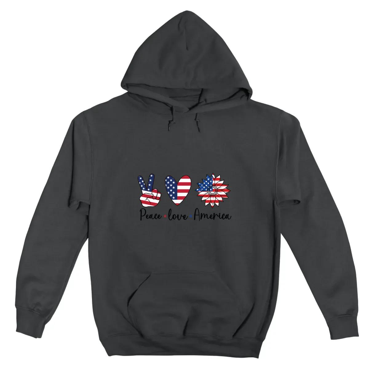 Peace Love America Design