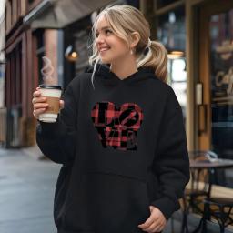 Buffalo Plaid Love Heart