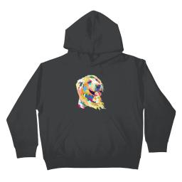 Geometric Colorful Smile Dog