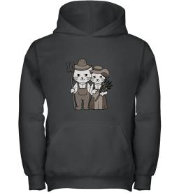 Farmer Cats With Pitchfork
