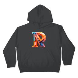 Colorful Geometric Crystal Letter R